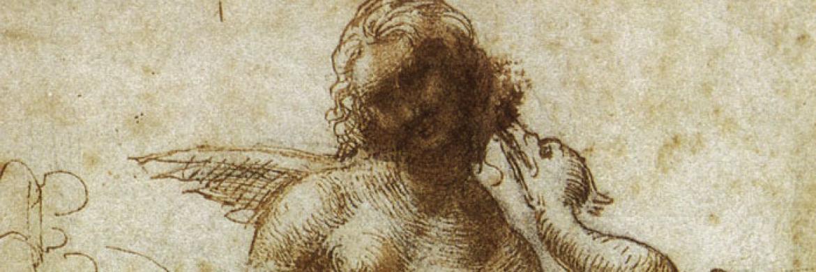 da Vinci- Drawing of Leda